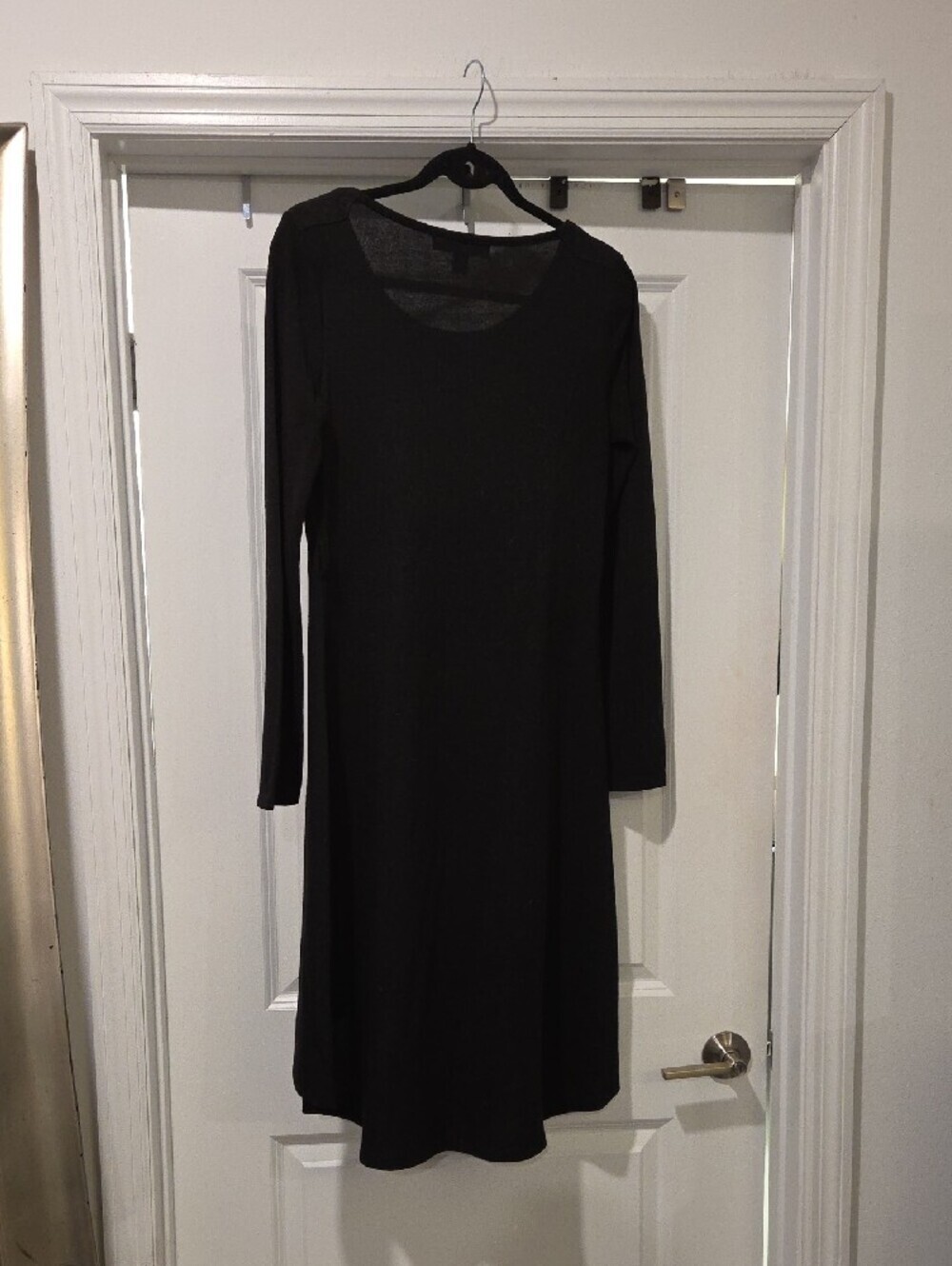 Forever 21 Black Long Sleeve High-Low Hem Dress Size M! - Picture 3 of 8